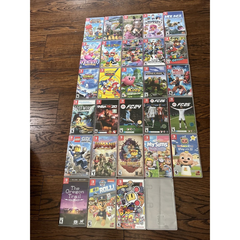 No Games Empty Cases Nintendo Switch Game Cases Only Lot of 29 Empty Mario Etc